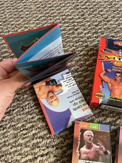2000 WCW NITRO WRESTLING TWO PLAYER STARTER SET TRADING CARD GAME NEW Bagwell - Image 4