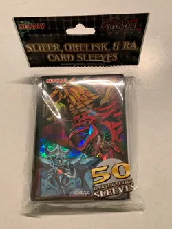 Yu-Gi-Oh! Slifer Obelisk & Ra Card Sleeves Karten-Hullen 50 Stuck NEU - Image 2