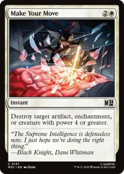 ~ Make Your Move ~ NM ~ Commander: Marvel Super Heroes ~ MTG ~ - Image 1