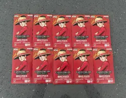 Bandai One Piece Card Game Carrying On His Will OP-13 English 10 Booster Packs - Image 1