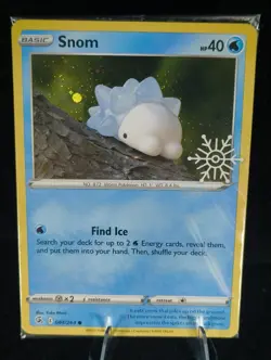 Pokemon TCG Snom Stamped Sealed Holiday Calendar Promo Card 084/264 - Image 1