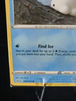 Pokemon TCG Snom Stamped Sealed Holiday Calendar Promo Card 084/264 - Image 5