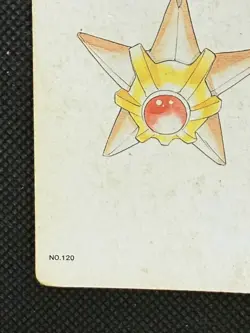 Pokemon Staryu 6 of Clubs Gold Deck Ho-oh Playing Card Poker Nintendo - Image 4