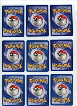 1999 Pokemon Vintage WOTC Trading Card Lot of 9 cards - Image 2