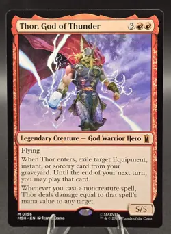 Thor, God of Thunder - MTG, Mythic, Marvel Super Heroes - Regular - Image 1