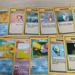 Pokemon TCG Mixed Lot Base Set/Base set 2/Fossil/Trainer WOTC Common w/Case - Image 3