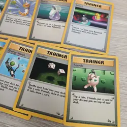 Pokemon TCG Mixed Lot Base Set/Base set 2/Fossil/Trainer WOTC Common w/Case - Image 4