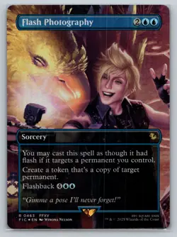 Flash Photography (Borderless) Commander: Final Fantasy Foil - Image 1