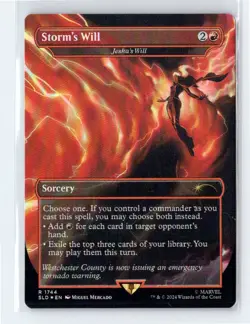 MTG - Storm's Will (Jeska's Will) - Secret Lair Drop Rainbow Foil 1744 - Image 1