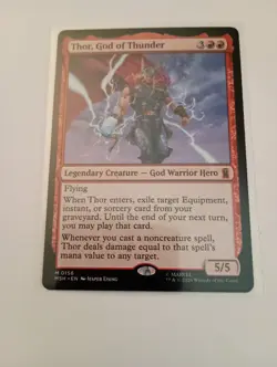 MTG Magic Thor, God of Thunder 0156 Marvel Super Heroes - Image 1