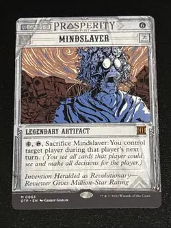 MTG Outlaws of Thunder Junction: Breaking News Mindslaver 0063 Mythic - Image 1