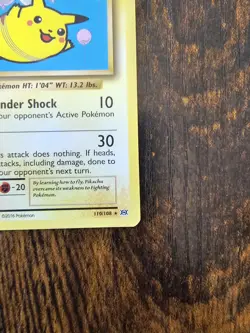 Flying Pikachu #110/108 XY - Evolutions Pokemon Secret Rare Near Mint Non Holo - Image 5