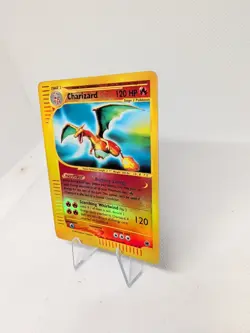 2002 Pokemon Expedition Set Charizard Reverse Holo #6/165 - Image 2