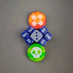 Pokemon TCG Battle Counters And Dice - Image 1