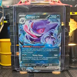 Gengar ex Temporal Forces Double Rare Pokemon TCG 104/162 Scarlet & Violet SV05 - Image 1