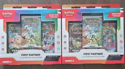 Pokemon TCG First Partner Illustration Collection Series 2 - 2 Boosters - Image 1