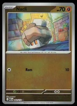 Nacli 082/132 Common Mega Evolution Pokemon Reverse Holo Near Mint - Image 1