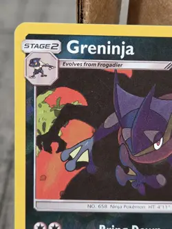 Greninja 117/214 Rare Reverse Holo Unbroken Bonds 2019 Pokemon TCG LP - Image 2