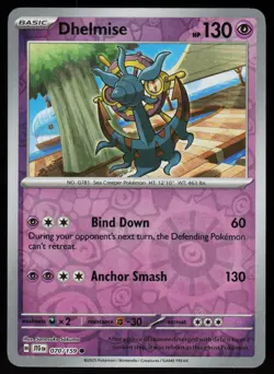 Dhelmise 070/159 Common Journey Together Pokemon Reverse Holo Near Mint - Image 1