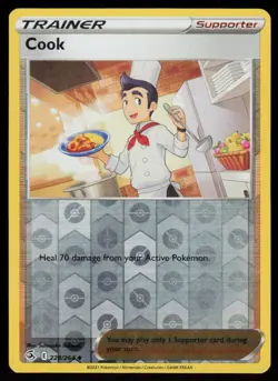 Cook 228/264 Uncommon Fusion Strike Pokemon Reverse Holo Lightly Played - Image 1