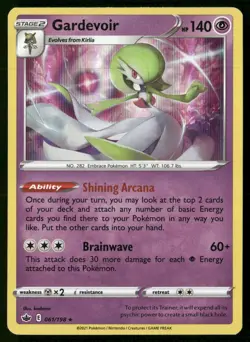 Gardevoir 061/198 Holo Rare Chilling Reign Pokemon Holo Near Mint - Image 1