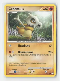 Cubone 90/146 Common Legends Awakened Pokemon Moderately Played - Image 1