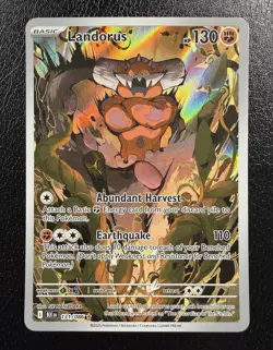 Landorus 131/086 Holo Illustration Rare Black Bolt Pokemon TCG NM - Image 1