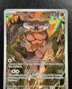 Landorus 131/086 Holo Illustration Rare Black Bolt Pokemon TCG NM - Image 2