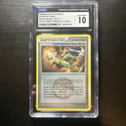 2009 POKEMON #97/111 UNDERGROUND EXPEDITION CGC 10 GEM MINT - Image 1