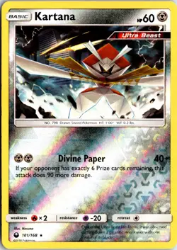 Kartana 101 R Celestial Storm Pokemon NM/M - Image 1