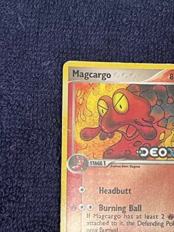 Pokemon TCG Magcargo 37/107 EX Deoxys Holo Stamped Rare English 2005 - Image 5