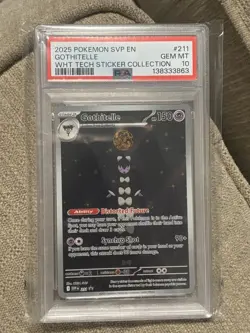 Gothitelle 2025 Pokemon SV White Flare Promo #211 PSA 10 (B) - Image 1