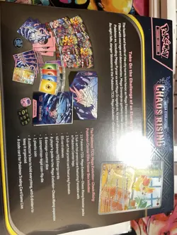 Pokemon Chaos Rising Pokemon Center Elite Trainer Box ETB SEALED **SMALL TEAR!** - Image 3