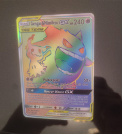 Pokemon TCG Gengar & Mimikyu GX 53/181 Full Art Holo 240 HP English - Image 1