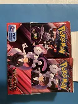 Pokemon TCG Destined Rivals Full Booster Box 36 Packs English OPEN BOX - Image 2