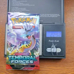 Heavy 22.92g Pokemon Tcg temporal forces Booster Pack Factory Sealed New - Image 1