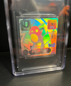 1998 Pokemon Super DX Amada #D77 Raichu Hyper Sticker CGC 7.5 - Image 4