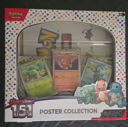 Pokemon TCG Scarlet & Violet 151 Poster Collection Box *DAMAGED BLISTER* - Image 1