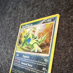 Pokemon 2007 Tyranitar 17/123 Mysterious Treasures Holo Rare ENG LP - Image 4