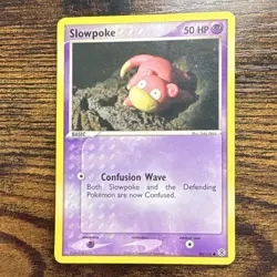 Pokemon TCG - Slowpoke - 80/112 FireRed & LeafGreen 2004 - Yuka Morii - Image 1