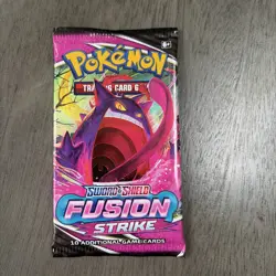 Fusion Strike Booster Pack Pokemon Sword & Shield Factory Sealed English 1 Pack 820650809163 - Image 3