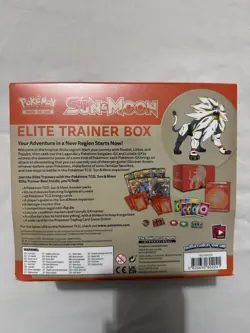 Pokemon Sun and Moon Base Set ETB Solgaleo Elite Trainer Box 2018 Sealed N732 - Image 3