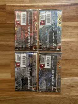 Pokemon XY Steam Siege Booster Pack Art Set Four Pack Total New Sealed Great - Image 2