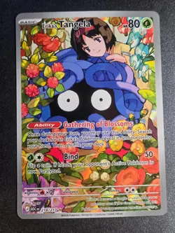 Erika's Tangela 218/217 NM Ascended Heroes Illustration Rare Pokemon - Image 1