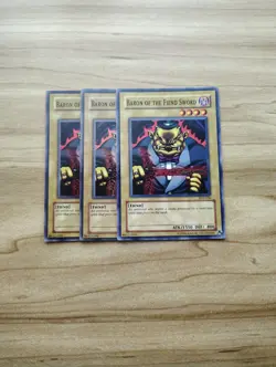 Yu-Gi-Oh! - Baron Of The Fiend Sword 3X - Full Playset - Image 1