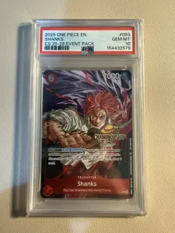 SHANKS 2025 CHAMPIONSHIP 2025-26 EVENT PACK #083 PSA 10 - Image 1