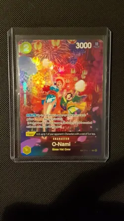 One Piece card Game O-Nami SP Special Op06 Mint Eng - Image 1