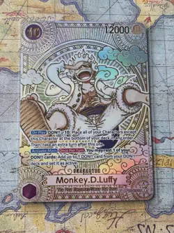 One Piece TCG Monkey D. Luffy Op05-119 SEC English Gold Foil High Quality Proxy - Image 1