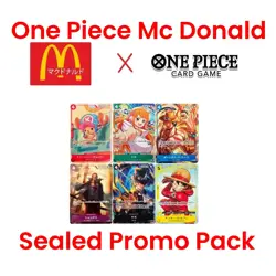 🦝 JAP One Piece Mc Donald - Sealed Promotion Pack Set Japanese Luffy Promo Asia - Image 1