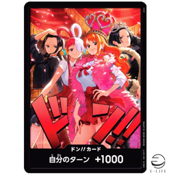 DON !! Card Nami Robin Hancock Uta Heroines Edition ONE PIECE Card Japanese - Image 1